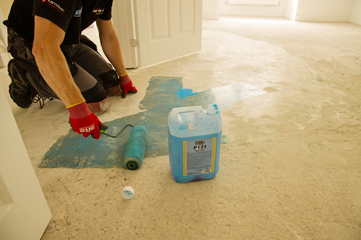 Grinding & Smoothing Uneven Subfloor With FBall StopGap In A New Build